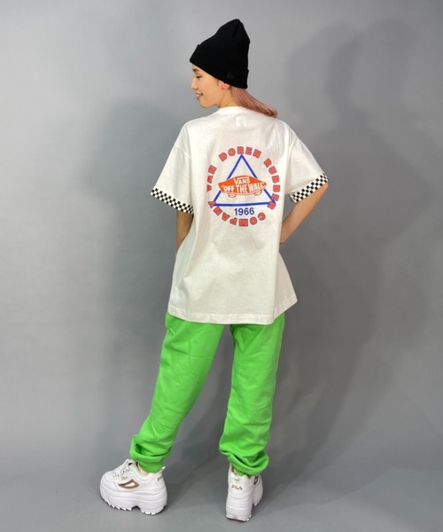 VANS（バンズ）の「【ムラサキスポーツ別注】VANS/バンズ   ビッグシルエット/オーバーサイズ/バックプリントTシャツ  123R3010523（Tシャツ/カットソー・レディース・ホワイト/グレー/ブラック・S/M）」の6枚目の写真