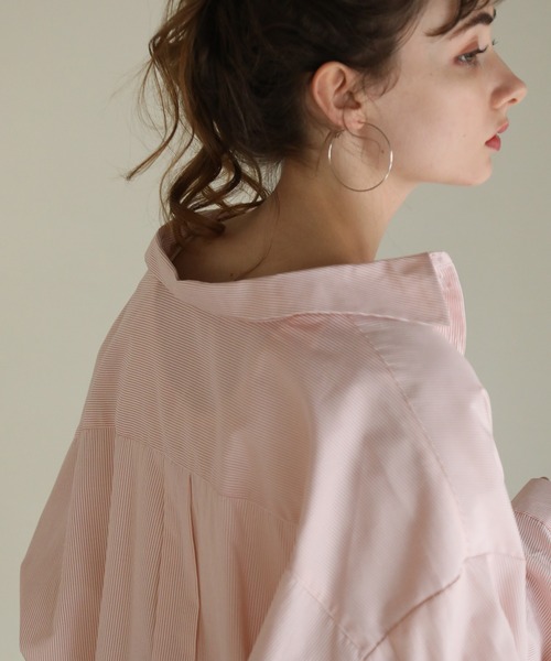 ストライプシャツチュニック（シャツ/ブラウス）｜aity（アイティ）