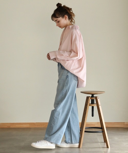 ストライプシャツチュニック（シャツ/ブラウス）｜aity（アイティ）