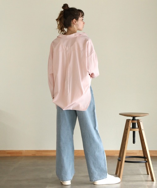 ストライプシャツチュニック（シャツ/ブラウス）｜aity（アイティ）