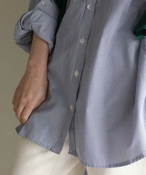 ストライプシャツチュニック（シャツ/ブラウス）｜aity（アイティ）