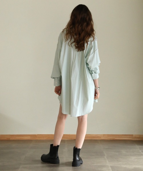 ストライプシャツチュニック（シャツ/ブラウス）｜aity（アイティ）