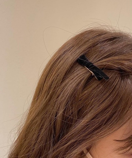 flower(フラワー)の「プチリボンクリップ(ヘアピン・レディース・ブラック/ブラウン/グレー/レッド・FREE)」の11枚目の写真