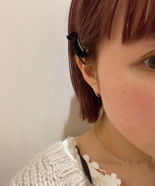 flower(フラワー)の「プチリボンクリップ(ヘアピン・レディース・ブラック/ブラウン/グレー/レッド・FREE)」の16枚目の写真