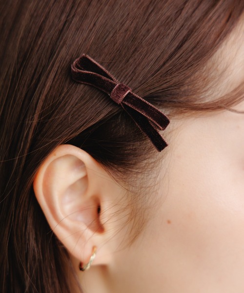 エルメス フラワーパターン ヘアピン プチリボンクリップ（ヘアピン）｜flower（フラワー）の