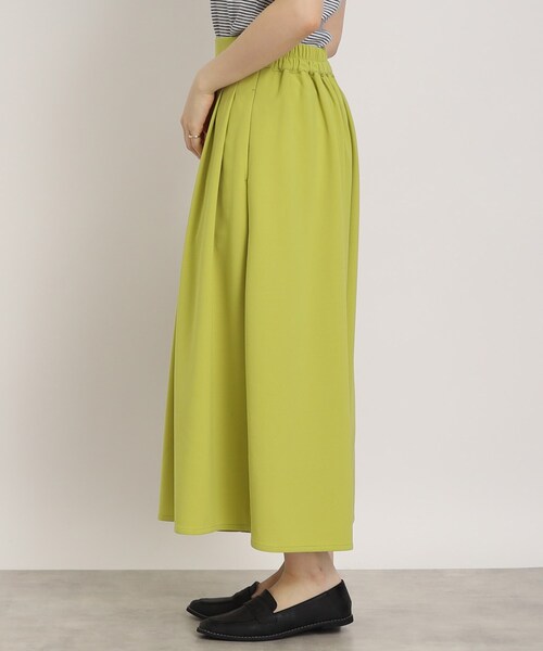 DRESKIP（ドレスキップ）の「◆【楽してきれい見えが叶うアイテム！】カルゼタックスカ－チョ（その他パンツ・レディース・ブラック/ライトブルー/ナチュラル/イエロー・02/03/04）」の6枚目の写真