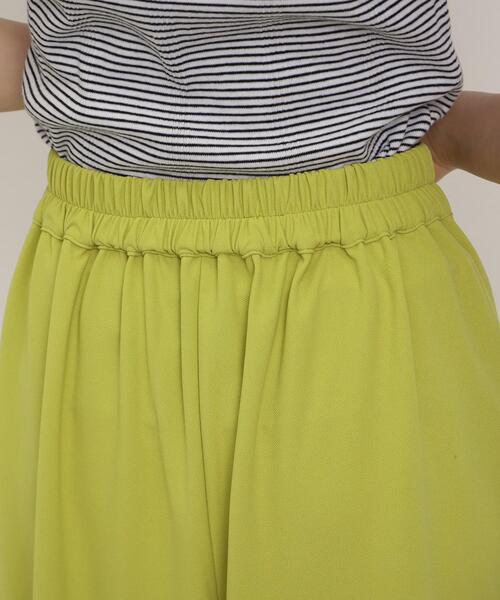 DRESKIP（ドレスキップ）の「◆【楽してきれい見えが叶うアイテム！】カルゼタックスカ－チョ（その他パンツ・レディース・ブラック/ライトブルー/ナチュラル/イエロー・02/03/04）」の9枚目の写真
