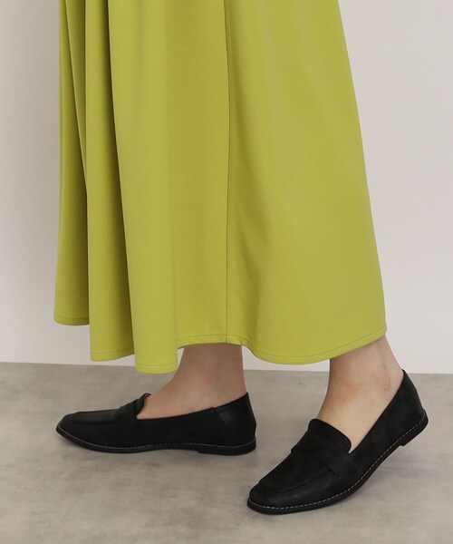 DRESKIP（ドレスキップ）の「◆【楽してきれい見えが叶うアイテム！】カルゼタックスカ－チョ（その他パンツ・レディース・ブラック/ライトブルー/ナチュラル/イエロー・02/03/04）」の11枚目の写真