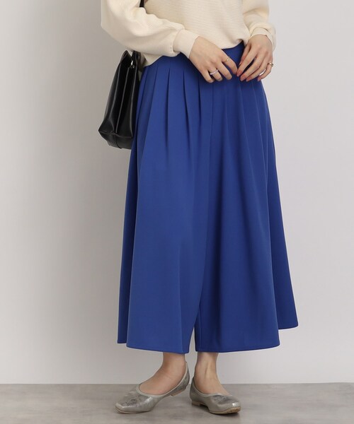 DRESKIP（ドレスキップ）の「◆【楽してきれい見えが叶うアイテム！】カルゼタックスカ－チョ（その他パンツ・レディース・ブラック/ライトブルー/ナチュラル/イエロー・02/03/04）」の13枚目の写真