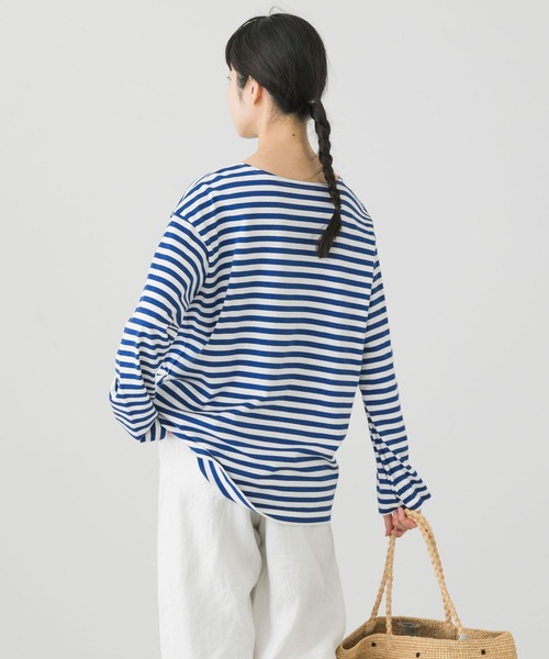かぐれ（カグレ）の「ボーダーロングカットソー（Tシャツ