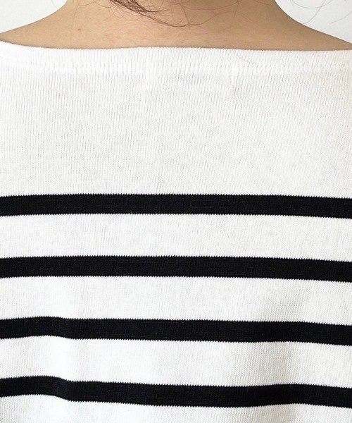 LOWRYS FARM(ローリーズファーム)の「パネルボーダーロングスリーブ 178894(Tシャツ/カットソー・レディース・ピンク/オレンジ/ブラック/ブルー・FREE)」の19枚目の写真