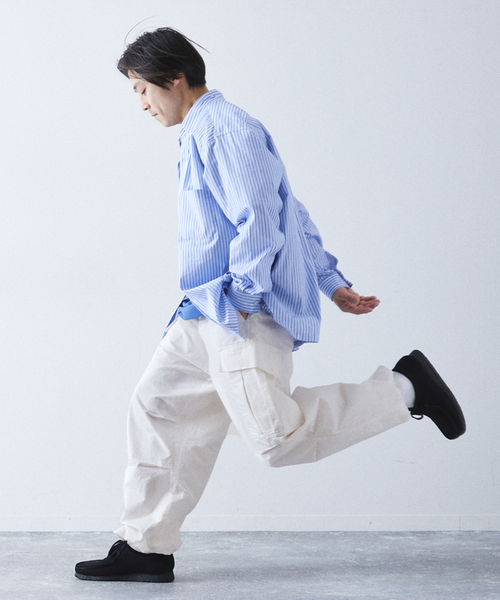 417 EDIFICE(フォーワンセブンエディフィス)の「リップストップM-51 カーゴパンツ(カーゴパンツ・メンズ・グリーン/ホワイト/ブラック/ブルー系その他・MEDIUM/LARGE)」の10枚目の写真