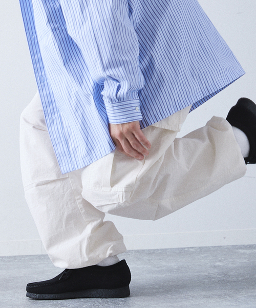 417 EDIFICE(フォーワンセブンエディフィス)の「リップストップM-51 カーゴパンツ(カーゴパンツ・メンズ・グリーン/ホワイト/ブラック/ブルー系その他・MEDIUM/LARGE)」の13枚目の写真