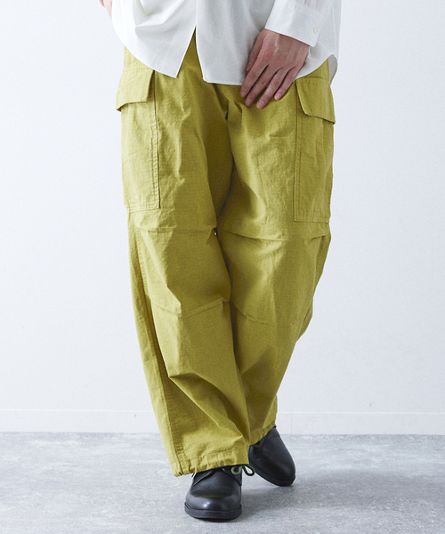 417 EDIFICE(フォーワンセブンエディフィス)の「リップストップM-51 カーゴパンツ(カーゴパンツ・メンズ・グリーン/ホワイト/ブラック/ブルー系その他・MEDIUM/LARGE)」の17枚目の写真