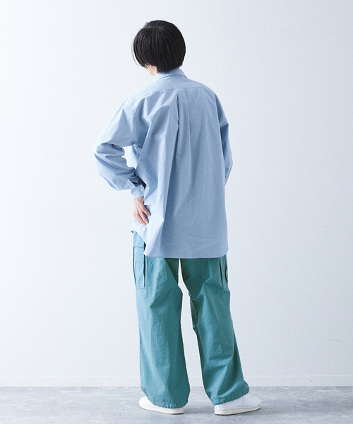 417 EDIFICE(フォーワンセブンエディフィス)の「リップストップM-51 カーゴパンツ(カーゴパンツ・メンズ・グリーン/ホワイト/ブラック/ブルー系その他・MEDIUM/LARGE)」の21枚目の写真