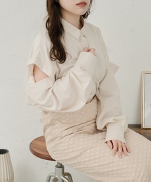 Ambre Ciel | ２WAYショルダースリットシャツ／【WEB/EC限定商品】(シャツ/ブラウス)