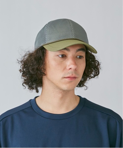 OVERRIDE（オーバーライド）の「OVERRIDE  HEXAGON MESH CAP SG（キャップ・レディース・ブルー/オリーブ/ネイビー・57~59cm）」の9枚目の写真