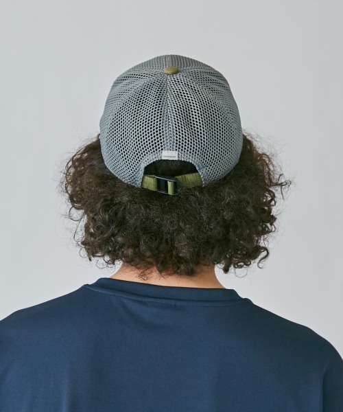 OVERRIDE（オーバーライド）の「OVERRIDE  HEXAGON MESH CAP SG（キャップ・レディース・ブルー/オリーブ/ネイビー・57~59cm）」の11枚目の写真