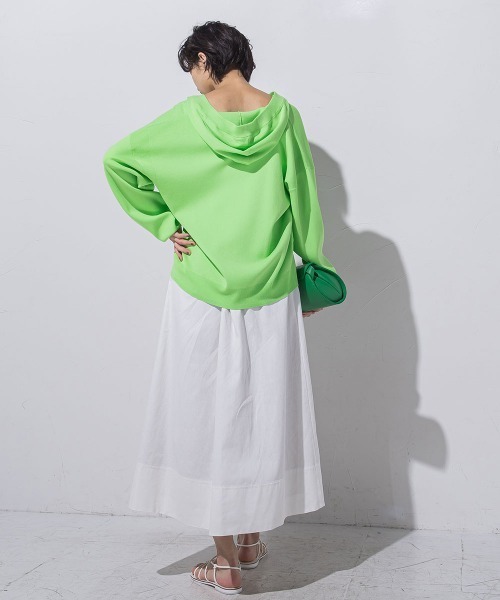 MAYSON GREY(メイソングレイ)の「【BIOGRACE】フーディジップニット(ニット/セーター・レディース・イエロー/ピンク/グリーン/ライトブルー・S/M)」の20枚目の写真