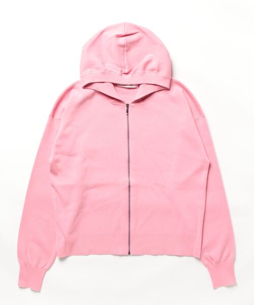 MAYSON GREY(メイソングレイ)の「【BIOGRACE】フーディジップニット(ニット/セーター・レディース・イエロー/ピンク/グリーン/ライトブルー・S/M)」の17枚目の写真