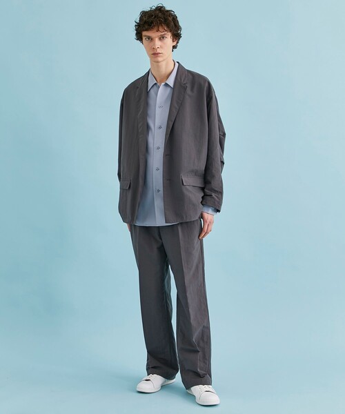 CITY TOKYO（シティトウキョウ）の「撥水バルキージャケット（テーラードジャケット・メンズ・ホワイト/ダークグレー・1/2）」の17枚目の写真