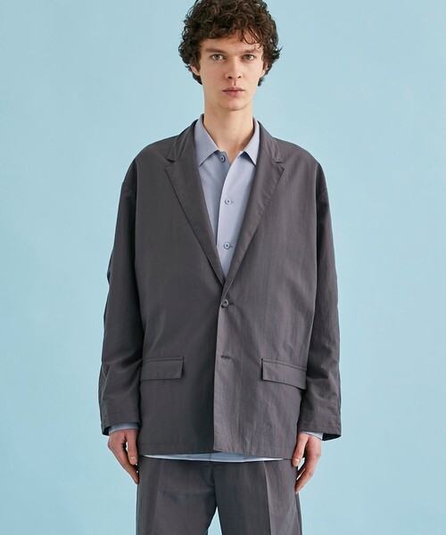 CITY TOKYO（シティトウキョウ）の「撥水バルキージャケット（テーラードジャケット・メンズ・ホワイト/ダークグレー・1/2）」の19枚目の写真