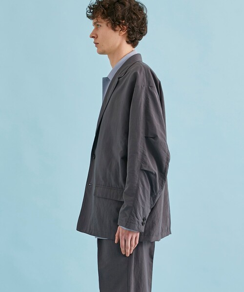 CITY TOKYO（シティトウキョウ）の「撥水バルキージャケット（テーラードジャケット・メンズ・ホワイト/ダークグレー・1/2）」の20枚目の写真