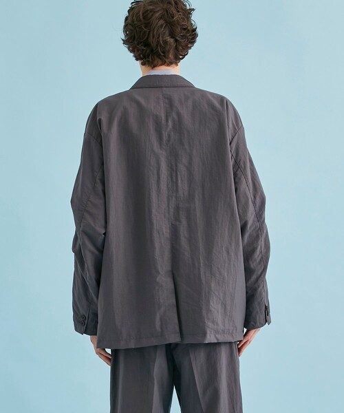 CITY TOKYO（シティトウキョウ）の「撥水バルキージャケット（テーラードジャケット・メンズ・ホワイト/ダークグレー・1/2）」の21枚目の写真