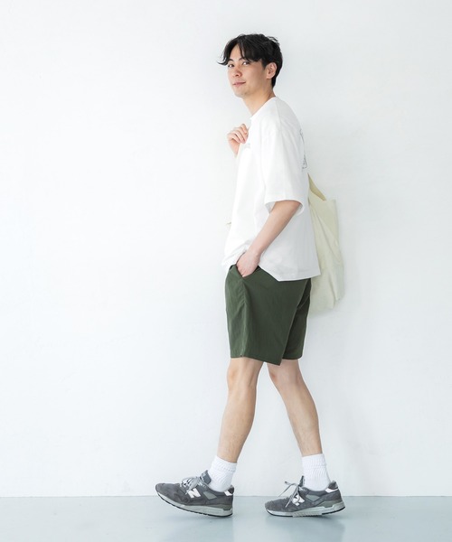 coca（coca）（コカ）の「メンズバッグカレッジプリントTシャツ（Tシャツ/カットソー・メンズ・ライトブルー/ホワイト・M/L/XL）」の3枚目の写真