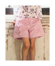 BeBe（ベベ）の「BeBe/サテンストレッチスカラップデザインショートパンツ(90~150cm)（その他パンツ・キッズ）」