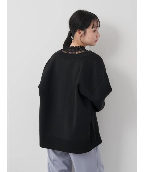 earth music&ecology（アースミュージックアンドエコロジー）の「スポンディッシュミドル丈カーディガン（カーディガン/ボレロ・レディース・イエロー/ブラック/アイボリー/ブルー・FREE）」の20枚目の写真