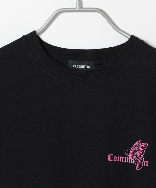 PBLIM(ページボーイリム)の「PAGEBOYLIM/バタフライフラワーT(Tシャツ/カットソー・レディース・ブラック/グレー/オフホワイト・MEDIUM/LARGE)」の22枚目の写真