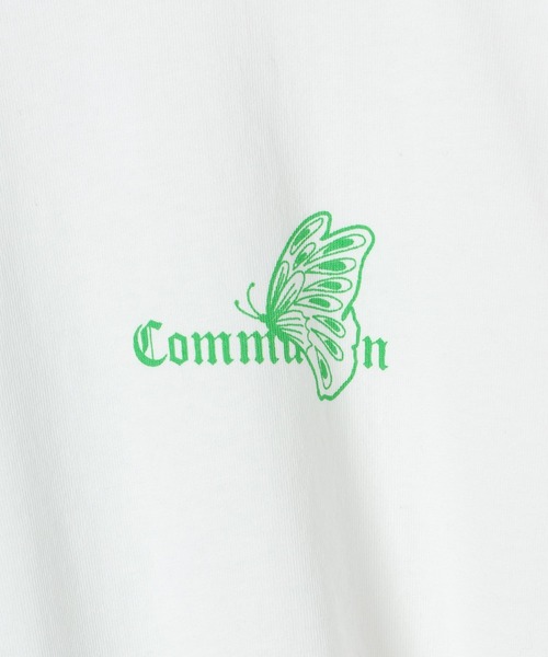 PBLIM(ページボーイリム)の「PAGEBOYLIM/バタフライフラワーT(Tシャツ/カットソー・レディース・ブラック/グレー/オフホワイト・MEDIUM/LARGE)」の8枚目の写真