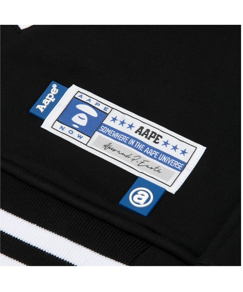 AAPE BY A BATHING APE（エーエイプバイアベイシングエイプ）の「AAPE BUTTON SWEATER（パーカー・メンズ・ブラック・XX-LARGE/LARGE/X-LARGE/SMALL/MEDIUM）」の4枚目の写真