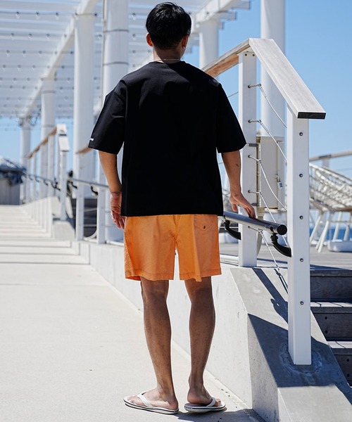 Reebok(リーボック)の「【ムラサキスポーツ限定】Reebok/リーボック ラッシュガード/水陸両用/セットアップ対応 Tシャツ ビックシルエット/無地ワンポイント 423911(ラッシュガード・メンズ・ベージュ/グリーン/ブラック/カーキ/ブラウン・M/L/XL)」の6枚目の写真