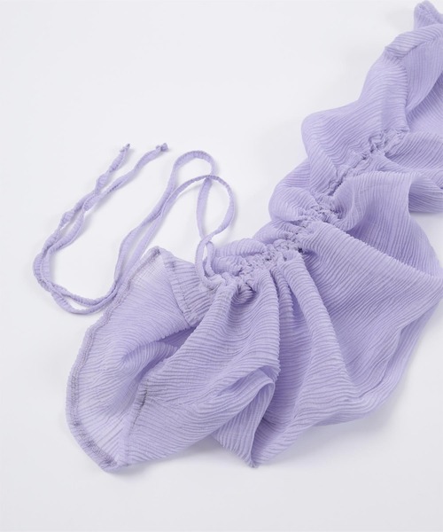 ｼｱｰﾌﾟﾘｰﾂ袖ﾄﾞﾛｽﾄﾌﾞﾗｳｽ