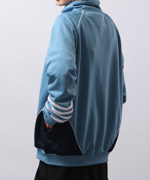 FUNALIVE（ファンアライブ）の「切り替えトラックジャケット（ブルゾン・メンズ・ブラック/ネイビー/サックスブルー・L/M）」の19枚目の写真