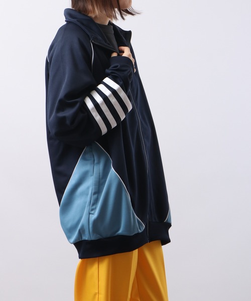 FUNALIVE（ファンアライブ）の「切り替えトラックジャケット（ブルゾン・メンズ・ブラック/ネイビー/サックスブルー・L/M）」の15枚目の写真