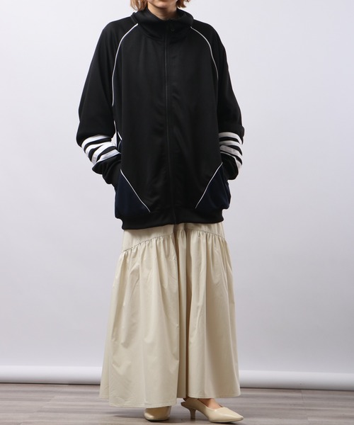 FUNALIVE（ファンアライブ）の「切り替えトラックジャケット（ブルゾン・メンズ・ブラック/ネイビー/サックスブルー・L/M）」の13枚目の写真