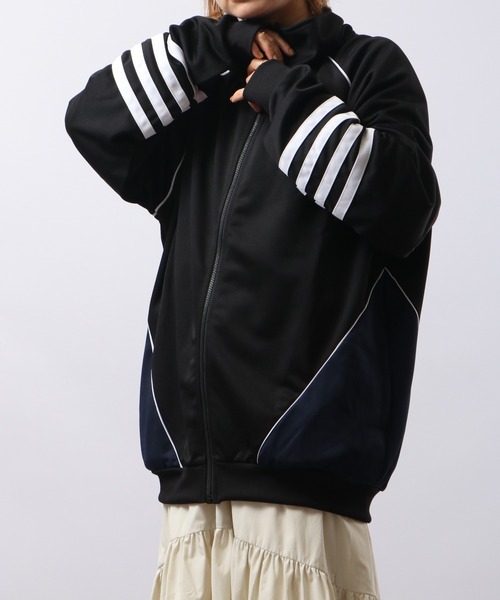 FUNALIVE（ファンアライブ）の「切り替えトラックジャケット（ブルゾン・メンズ・ブラック/ネイビー/サックスブルー・L/M）」の11枚目の写真