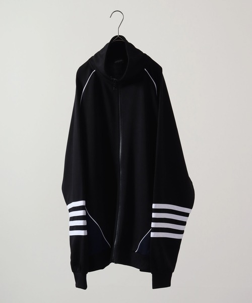 FUNALIVE（ファンアライブ）の「切り替えトラックジャケット（ブルゾン・メンズ・ブラック/ネイビー/サックスブルー・L/M）」の22枚目の写真