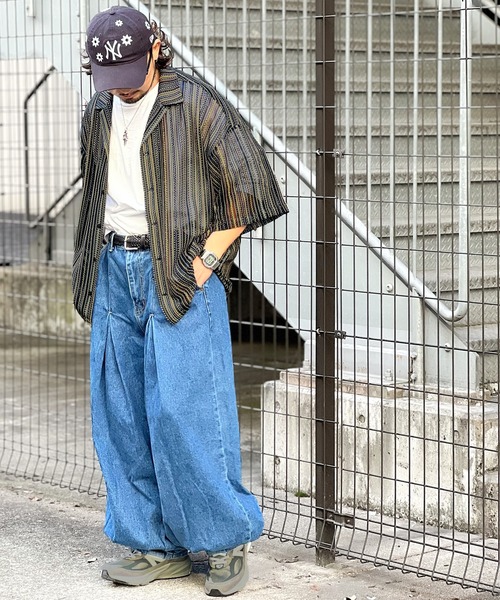 Java（ジャバ）の「《JaVa ジャバコラボ》大人の上級見え。レース開襟シャツ（シャツ/ブラウス・メンズ・ブラウン/ブラック/グリーン/グレー/レッド・X-LARGE/SMALL/MEDIUM/LARGE）」の13枚目の写真