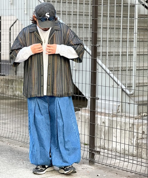 Java（ジャバ）の「《JaVa ジャバコラボ》大人の上級見え。レース開襟シャツ（シャツ/ブラウス・メンズ・ブラウン/ブラック/グリーン/グレー/レッド・X-LARGE/SMALL/MEDIUM/LARGE）」の7枚目の写真