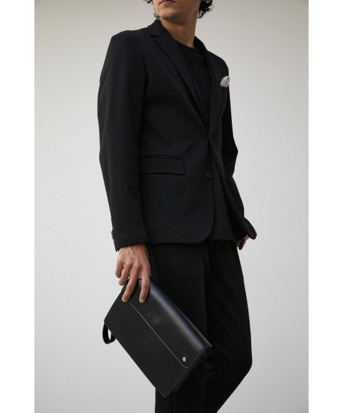 AZUL by moussy（アズールバイマウジー）の「FAUX LEATHER CLUTCH BAG/フェイクレザークラッチバッグ（クラッチバッグ・メンズ・ブラック・FREE）」の9枚目の写真