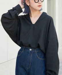 CIAOPANIC TYPY | リネンレーヨンバンドカラースキッパービッグシャツ(シャツ/ブラウス)
