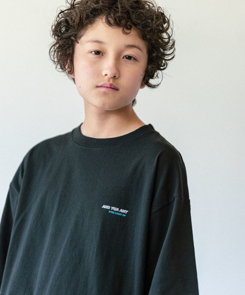 GLOBAL WORK(グローバルワーク)の「USAグラフィックT半袖/AND YUA ANY/162771(Tシャツ/カットソー・キッズ・ライトグレー/ベージュ/ホワイト/ブラック/チャコールグレー/ダークグレー/ホワイト系その他3/ホワイト系その他2/グレー系その他/オフホワイト/その他/その他1・150cm/160cm)」の11枚目の写真