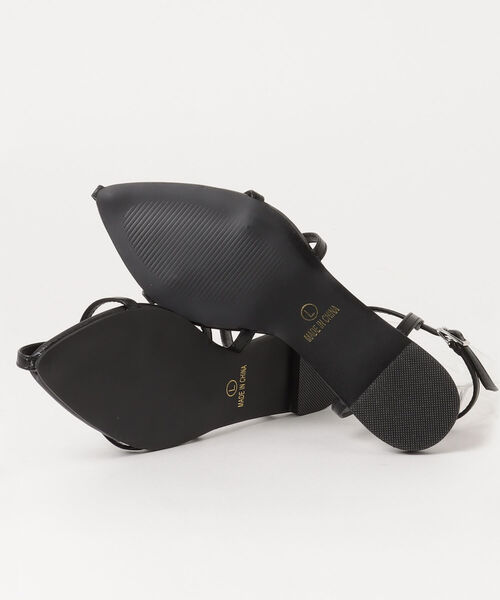 fredy emue(フレディエミュ)の「ヌードストラップフラットサンダル(サンダル・レディース・アイボリー/ブラック・S/M/L)」の14枚目の写真