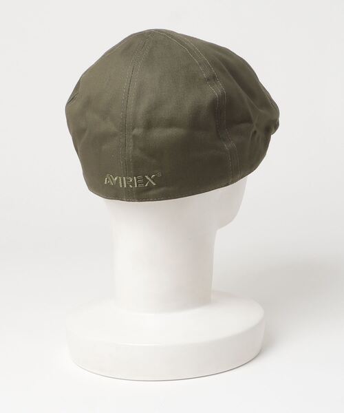 AVIREX（アヴィレックス）の「HUNTING / ハンチング（ハンチング/ベレー帽・メンズ・オリーブ系/ブラック・F）」の4枚目の写真