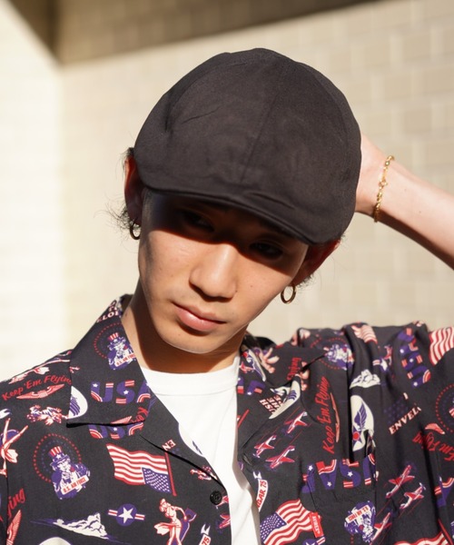 AVIREX（アヴィレックス）の「HUNTING / ハンチング（ハンチング/ベレー帽・メンズ・オリーブ系/ブラック・F）」の2枚目の写真