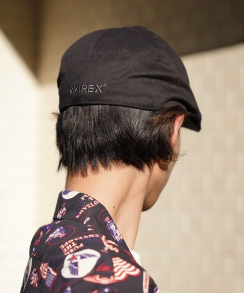 AVIREX（アヴィレックス）の「HUNTING / ハンチング（ハンチング/ベレー帽・メンズ・オリーブ系/ブラック・F）」の7枚目の写真